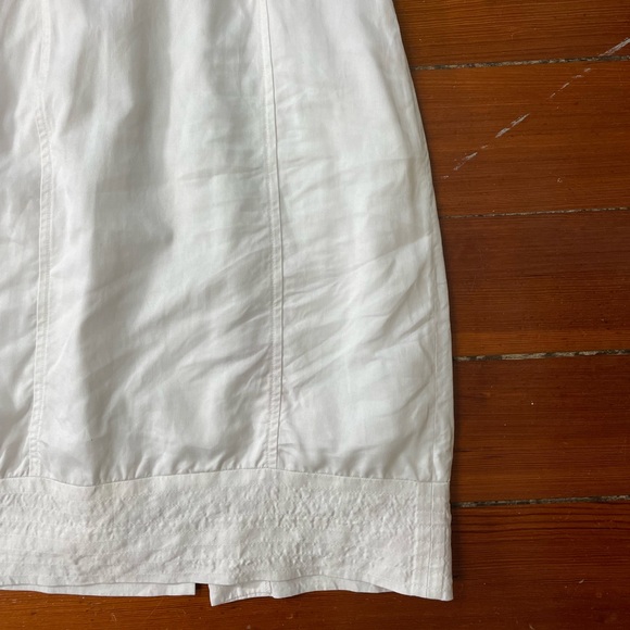 Bergdorf Goodman / Milly NY Boat Neck White Sheath Dress - Size 4 - Picture 8 of 16